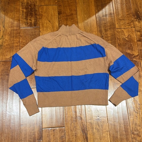 Everlane Muck Neck Wool Stripped Sweater Size S - Picture 6 of 13